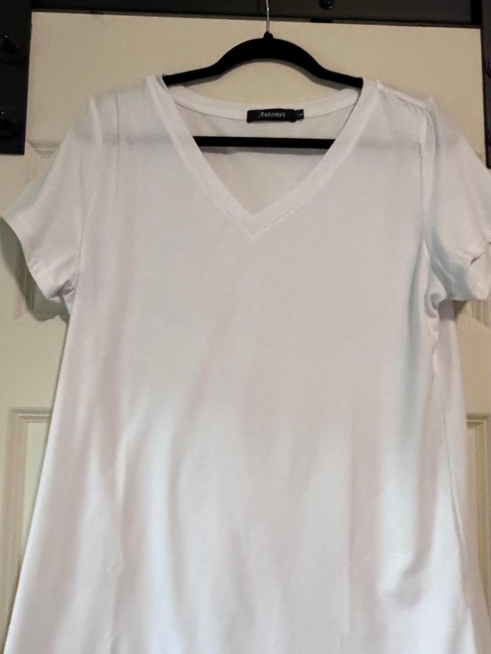 Jenni White V-Neck Short Sleeve Tee - Classic White